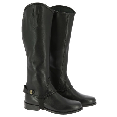 Mini-chaps Norton Stretch Zwart