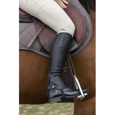 Mini-chaps Norton Stretch Zwart