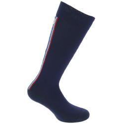 Equithème Classic sokken blauw-wit-rood Equithème Classic sokken blauw-wit-rood