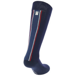 Equithème Classic sokken blauw-wit-rood Equithème Classic sokken blauw-wit-rood