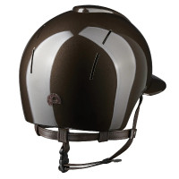 Kep Smart-helm Nova metaalkleur gepolijst bruin ster polo-klep Kep Smart-helm Nova metaalkleur gepolijst bruin ster polo-klep