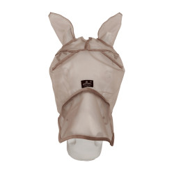 Klassiek anti-vliegenmasker met oren en neuskap Kentucky Beige