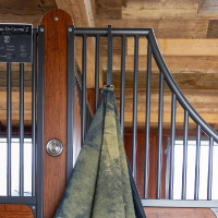 Haak voor dekenhouder Mat Grooming Deluxe van Kentucky Zwart Haak voor dekenhouder Mat Grooming Deluxe van Kentucky Zwart