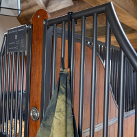 Haak voor dekenhouder Mat Grooming Deluxe van Kentucky Zwart Haak voor dekenhouder Mat Grooming Deluxe van Kentucky Zwart