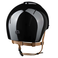 Kep Smart-helm Nova metaal gepolijst zwart zwarte ster beige kinriem polo-klep Kep Smart-helm Nova metaal gepolijst zwart zwarte ster beige kinriem polo-klep