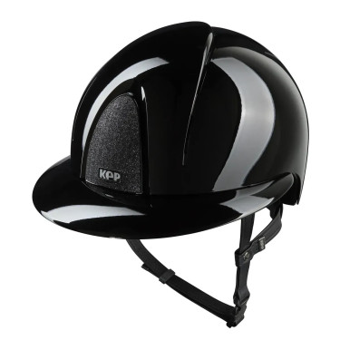 Kep Smart Nova helm met zwart gepolijst metaal, ster, polo-klep