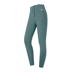 Rijbroek ELT Mathilda Glam met hoge taille Groene speld