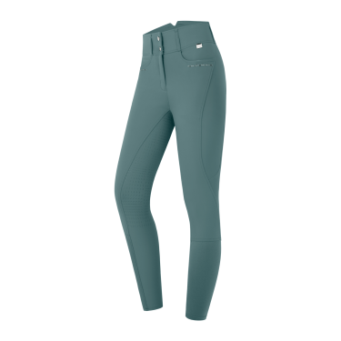 Rijbroek ELT Mathilda Glam met hoge taille Groene speld