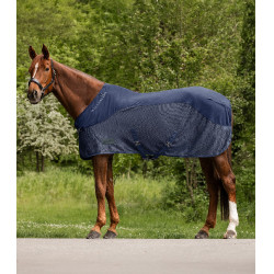 Waldhausen Comfort anti-vlieg fleece deken Nachtblauw