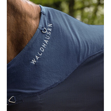 Waldhausen Comfort anti-vlieg fleece deken Nachtblauw