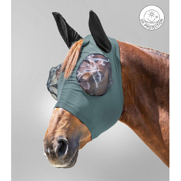 Waldhausen Puck vliegenmasker Groene speld