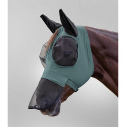 Waldhausen Puck vliegenmasker met neusbescherming Groene speld