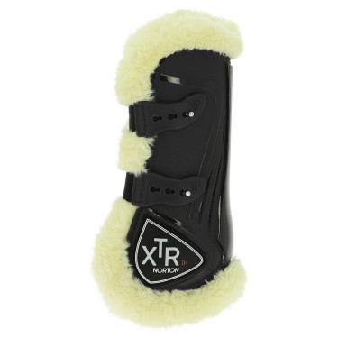 Norton XTR beschermers met knopen van synthetisch schapenvacht Norton XTR beschermers met knopen van synthetisch schapenvacht