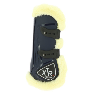Norton XTR beschermers met knopen van synthetisch schapenvacht Norton XTR beschermers met knopen van synthetisch schapenvacht