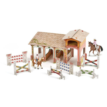 De Papo Ponyclub met 4 figuren De Papo Ponyclub met 4 figuren