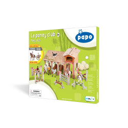 De Papo Ponyclub met 4 figuren De Papo Ponyclub met 4 figuren