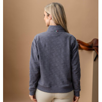 Dames half-zip sweatshirt Horseware AA Gabriella Antraciet Grijs