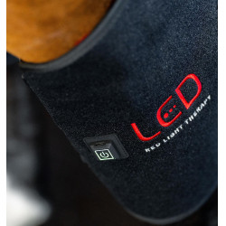 Horseware LED roodlicht therapeutische spronggewricsbeschermers Zwart / zwart