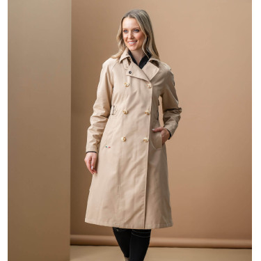 Paardenrij trenchcoat Horseware AA Isabella dames Zandkleurig Beige