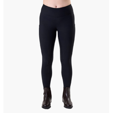 Dames winterlegging Optifit Horseware met full grip Zwart