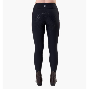 Dames winterlegging Optifit Horseware met full grip Zwart