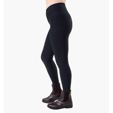 Dames winterlegging Optifit Horseware met full grip Zwart