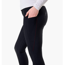 Dames winterlegging Optifit Horseware met full grip Zwart