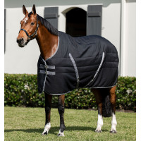 Staldeken Horseware Rambo® 200g 1000D Zwart / storm / zilvergrijs