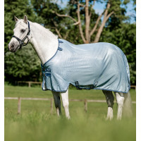 Vliegendeken Horseware Amigo Bug Rug Pony Gemêleerd blauw / blauw / zilver