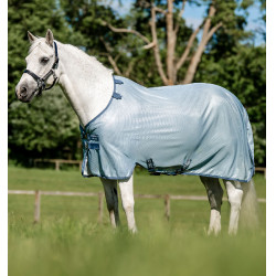 Vliegendeken Horseware Amigo Bug Rug Pony Gemêleerd blauw / blauw / zilver Vliegendeken Horseware Amigo Bug Rug Pony Gemêleerd blauw / blauw / zilver