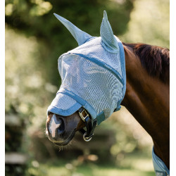 Vliegmasker Horseware Rambo Plus Gemêleerd blauw / blauw / zilver