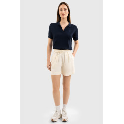 Korte damesbroek Harcour Baylee Schelp Beige