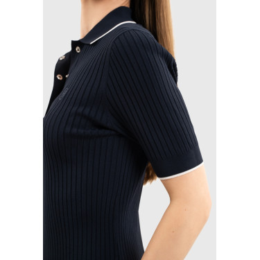 Harcour Brigitte damesjurk Marine Marineblauw