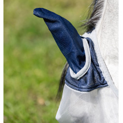 Horseware Shield vliegmasker Marine / zilver Blauw