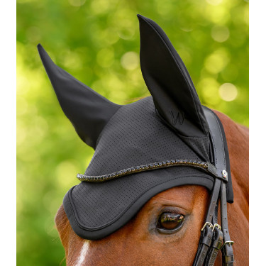 Waldhausen Performance anti-vliegenoornet Zwart