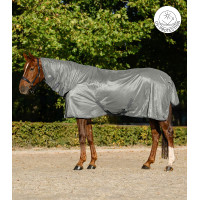 Waldhausen FlyControl anti-vliegendeken met halsstuk Zilvergrijs