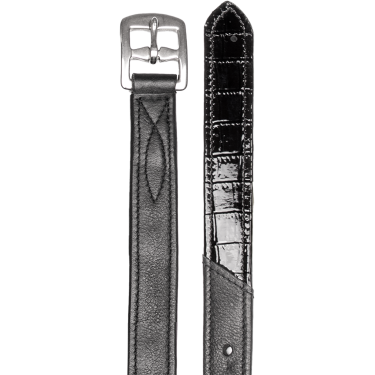 Beugelriemen krokodil Waldhausen X-Line Zwart