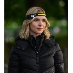 ELT LED-hoofdlamp met sensor Zwart