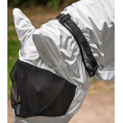 Waldhausen anti-eczeem vliegenmasker Zilvergrijs