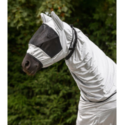 Waldhausen anti-eczeem vliegenmasker Zilvergrijs