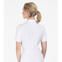 ELT wedstrijdpolo met korte mouwen Basic Wit