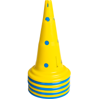 Pylonen XL Waldhausen set van 8 draagtassen Blauw / geel