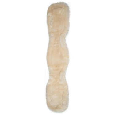 Korte leren singel van Waldhausen met ECO Wool Bruin