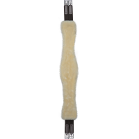 Lederen singel van Waldhausen met ECO Wool Zwart