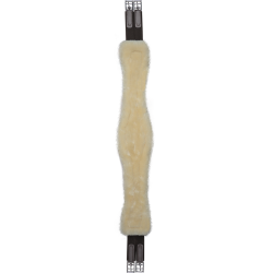 Lederen singel van Waldhausen met ECO Wool Bruin