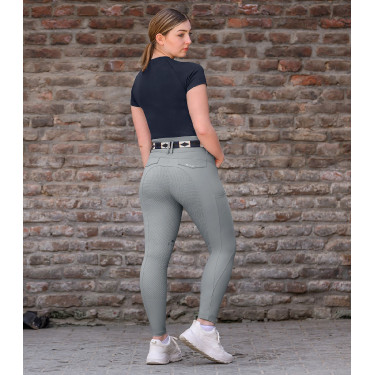 Technisch ELT T-shirt met korte mouwen in 3D-breisel Siena Diepblauw