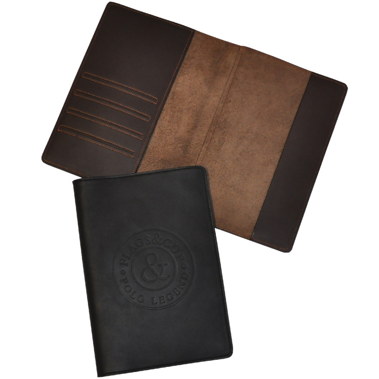 Leren paspoorthoes Flags & Cup