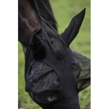 Lami-Cell Flexifit 3-in-1 vliegenmasker Zwart