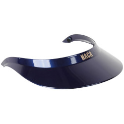 Extra grote Naca Glanzend zonneklep Zwart