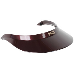 Extra grote Naca Glanzend zonneklep Zwart